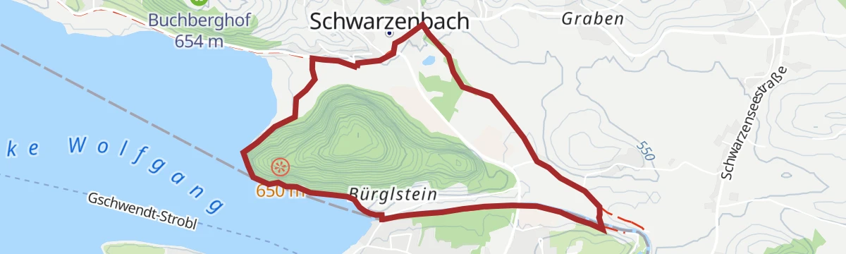 Route map: Schwarzenbach Runde